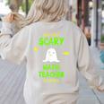 Scary Math Teacher Costume Halloween Lazy Easy Christmas Women's Sweatshirt Back Print Sand Scary Math Teacher Costume Halloween Lazy Easy Christmas Women's Sweatshirt Back Print Sand