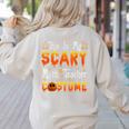 This Is My Scary Math Teacher Costume Halloween Women's Sweatshirt Back Print Sand This Is My Scary Math Teacher Costume Halloween Women's Sweatshirt Back Print Sand