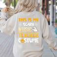 This Is My Scary Music Teacher Halloween Costumes Pajama Women's Sweatshirt Back Print Sand This Is My Scary Music Teacher Halloween Costumes Pajama Women's Sweatshirt Back Print Sand