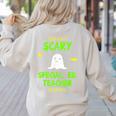 Scary Special Education Ed Teacher Costume Halloween Easy Women's Sweatshirt Back Print Sand Scary Special Education Ed Teacher Costume Halloween Easy Women's Sweatshirt Back Print Sand