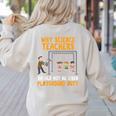 Science Physicist Chemist Teacher Vintage Women's Sweatshirt Back Print Sand Science Physicist Chemist Teacher Vintage Women's Sweatshirt Back Print Sand