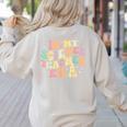 In My Science Teacher Era Retro Back To School STEM Teacher For Men Women Women's Sweatshirt Back Print Sand