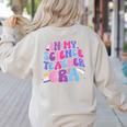 In My Science Teacher Era Teacher Women's Sweatshirt Back Print Sand In My Science Teacher Era Teacher Women's Sweatshirt Back Print Sand