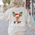 Science Teacher Squad Reindeer Christmas Teacher Xmas Lights For Men Women Women's Sweatshirt Back Print Sand Science Teacher Squad Reindeer Christmas Teacher Xmas Lights For Men Women Women's Sweatshirt Back Print Sand
