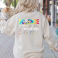 Science Teacher Tie Dye First Day Of School Back To School Men Women Girls Kids Women's Sweatshirt Back Print Sand Science Teacher Tie Dye First Day Of School Back To School Men Women Girls Kids Women's Sweatshirt Back Print Sand