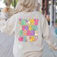 In My Second Grade Era Teachers Women Back To School Girls Women's Sweatshirt Back Print Sand