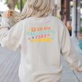 Spanish Teacher Dual Language Bilingual Teacher Cute Preppy Women's Sweatshirt Back Print Sand