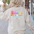 Special Education SPED Teacher For Men Women Girls Kids Women's Sweatshirt Back Print Sand Special Education SPED Teacher For Men Women Girls Kids Women's Sweatshirt Back Print Sand