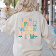 Special Education Teacher Team SPED Grow With The Flow Women's Sweatshirt Back Print Sand Special Education Teacher Team SPED Grow With The Flow Women's Sweatshirt Back Print Sand