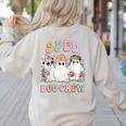 SPED Boo Crew Halloween Floral Ghost Special Ed SPED Teacher For Men Women Kids Women's Sweatshirt Back Print Sand