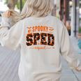 Sped Squad Team Special Education Teacher Halloween Women's Sweatshirt Back Print Sand Sped Squad Team Special Education Teacher Halloween Women's Sweatshirt Back Print Sand