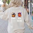 Sped Teacher Halloween First Spooky Then Data Sped Ed Team Women's Sweatshirt Back Print Sand Sped Teacher Halloween First Spooky Then Data Sped Ed Team Women's Sweatshirt Back Print Sand