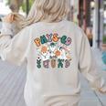 Spooky Ghost PE Teacher Squad Physical Education Halloween Women's Sweatshirt Back Print Sand