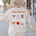 Spooky Syllables Teacher Halloween Educational Kids Women's Sweatshirt Back Print Sand Spooky Syllables Teacher Halloween Educational Kids Women's Sweatshirt Back Print Sand