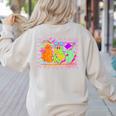 Spooky Teacher Halloween Ghost Fall Autumn Season Women Women's Sweatshirt Back Print Sand