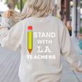 Stand With LA Teachers Tshirt United Los Angeles T Shirt Men Women Kids Women's Sweatshirt Back Print Sand Stand With LA Teachers Tshirt United Los Angeles T Shirt Men Women Kids Women's Sweatshirt Back Print Sand