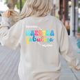 Sustantivo Maestra Fabulosa Adjetivo Spanish Teacher Women's Sweatshirt Back Print Sand Sustantivo Maestra Fabulosa Adjetivo Spanish Teacher Women's Sweatshirt Back Print Sand