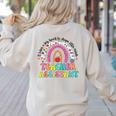 It Takes A Big Heart To Shape Little Minds Teacher Assistant Women's Sweatshirt Back Print Sand