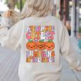 I Teach The Cutest Pumpkins Halloween Fall Teacher Women Women's Sweatshirt Back Print Sand I Teach The Cutest Pumpkins Halloween Fall Teacher Women Women's Sweatshirt Back Print Sand