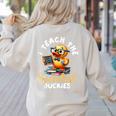 I Teach The Sweetest Duckies Teacher Rubber Duck Teaching Women's Sweatshirt Back Print Sand I Teach The Sweetest Duckies Teacher Rubber Duck Teaching Women's Sweatshirt Back Print Sand