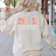 Teacher 2ND Grade Team Like a Normal Team But Much Cooler Women's Sweatshirt Back Print Sand Teacher 2ND Grade Team Like a Normal Team But Much Cooler Women's Sweatshirt Back Print Sand