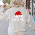 Teacher Aide Christmas Women Family Matching Group Xmas Women's Sweatshirt Back Print Sand Teacher Aide Christmas Women Family Matching Group Xmas Women's Sweatshirt Back Print Sand