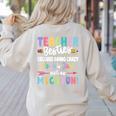 Teacher Besties Matching Teacher Besties Women's Sweatshirt Back Print Sand Teacher Besties Matching Teacher Besties Women's Sweatshirt Back Print Sand