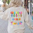 Teacher We Are Like a Box Of Crayons For Men Women Kids Women's Sweatshirt Back Print Sand
