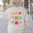 Teacher Christian God Says I Am Faith Religious Bible Verse Women's Sweatshirt Back Print Sand