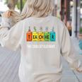 Teacher The Coolest Element Chemistry Periodic Table Science Women's Sweatshirt Back Print Sand Teacher The Coolest Element Chemistry Periodic Table Science Women's Sweatshirt Back Print Sand