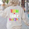 Teacher Early Childhood Education Preschool Head Start Crew Women's Sweatshirt Back Print Sand Teacher Early Childhood Education Preschool Head Start Crew Women's Sweatshirt Back Print Sand