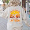 Teacher Halloween All English Teachers Love Brains Women's Sweatshirt Back Print Sand Teacher Halloween All English Teachers Love Brains Women's Sweatshirt Back Print Sand
