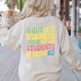 Teacher Overuse 67 Teacher Women's Sweatshirt Back Print Sand Teacher Overuse 67 Teacher Women's Sweatshirt Back Print Sand