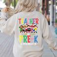 Teacher Of Pre K Superheroes Teacher New School Year Men Women Women's Sweatshirt Back Print Sand Teacher Of Pre K Superheroes Teacher New School Year Men Women Women's Sweatshirt Back Print Sand
