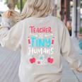 Teacher Preschool Pre K Kindergarten Women's Sweatshirt Back Print Sand Teacher Preschool Pre K Kindergarten Women's Sweatshirt Back Print Sand