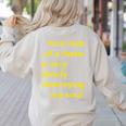 Teacher Or Professor Essay Thesis Writing Joke For Men Women Women's Sweatshirt Back Print Sand