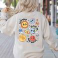 Teacher Space Science Learning Is Out Of World Solar System Women's Sweatshirt Back Print Sand Teacher Space Science Learning Is Out Of World Solar System Women's Sweatshirt Back Print Sand