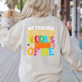 My Teacher Survived 100 Days Of Me 100th Day Of School Kids Women's Sweatshirt Back Print Sand My Teacher Survived 100 Days Of Me 100th Day Of School Kids Women's Sweatshirt Back Print Sand