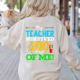My Teacher Survived 100 Days Of Me Dab 100 Days Of School For Men Women Kids Women's Sweatshirt Back Print Sand My Teacher Survived 100 Days Of Me Dab 100 Days Of School For Men Women Kids Women's Sweatshirt Back Print Sand