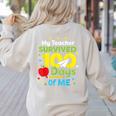 My Teacher Survived 100 Days Of Me Women's Sweatshirt Back Print Sand My Teacher Survived 100 Days Of Me Women's Sweatshirt Back Print Sand