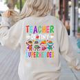 Teacher Of Tiny Superheroes Women's Sweatshirt Back Print Sand Teacher Of Tiny Superheroes Women's Sweatshirt Back Print Sand