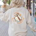 Teacher Will Trade Students For Candy Easy Halloween Costume Women's Sweatshirt Back Print Sand Teacher Will Trade Students For Candy Easy Halloween Costume Women's Sweatshirt Back Print Sand