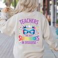 Teachers Are Just Superheroes In Disguise Back To School Women's Sweatshirt Back Print Sand Teachers Are Just Superheroes In Disguise Back To School Women's Sweatshirt Back Print Sand