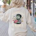 Teachers Love Brains Shirt Men Women Teacher Halloween Women's Sweatshirt Back Print Sand