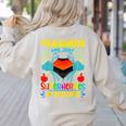 Teachers Are Superheroes – Fun Appreciation Women's Sweatshirt Back Print Sand