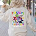 Teachers Are Superheroes Back To School Women's Sweatshirt Back Print Sand