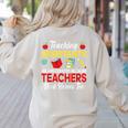 Teaching Assistant Because Teachers Need Heroes Too Cute Women's Sweatshirt Back Print Sand Teaching Assistant Because Teachers Need Heroes Too Cute Women's Sweatshirt Back Print Sand