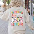 Teaching Future Leaders Groovy Teacher Back To School Women's Sweatshirt Back Print Sand Teaching Future Leaders Groovy Teacher Back To School Women's Sweatshirt Back Print Sand