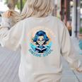 Teaching Heart Anime Soul Teacher Otaku Manga Women's Sweatshirt Back Print Sand