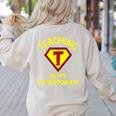Teaching Is My Superpower Fun Elementary Teacher 1st Grade Women's Sweatshirt Back Print Sand Teaching Is My Superpower Fun Elementary Teacher 1st Grade Women's Sweatshirt Back Print Sand